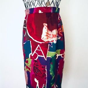Bold and Beautiful Vintage Ungaro Pencil Skirt sz2